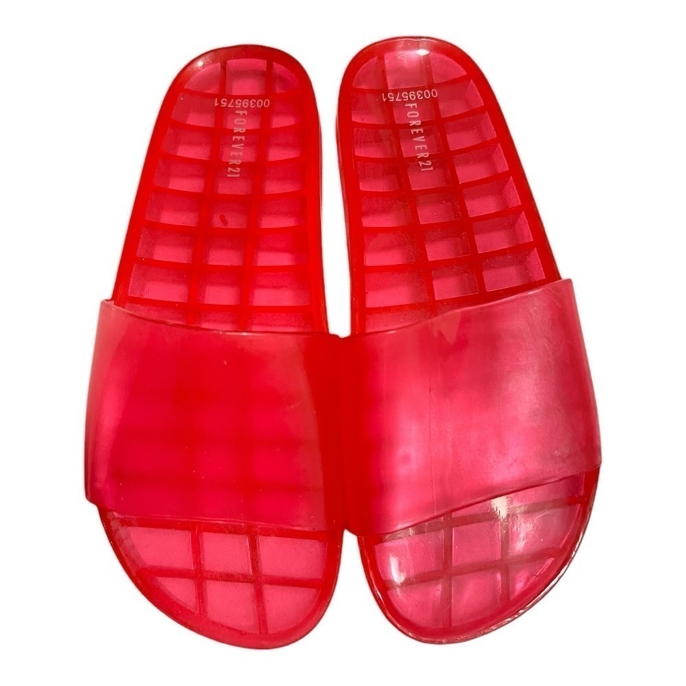Forever 21 Transparent Jelly Slides